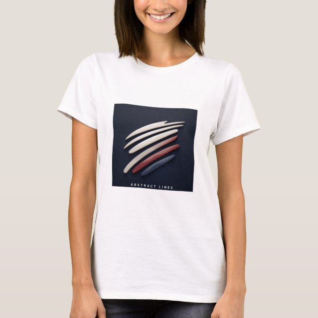 Camiseta T-shirt Abstract Lines (Anverso)