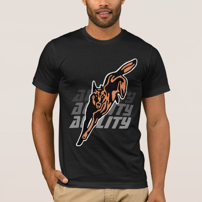 Camiseta t-shirt agility malinois (Anverso)