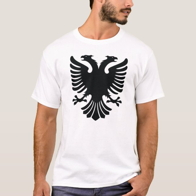 Camiseta t - shirt aigle albanais albanian eagle shirts (Anverso)