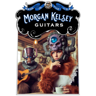 Camiseta T-Shirt - alien disfrutando del té y del guitarris