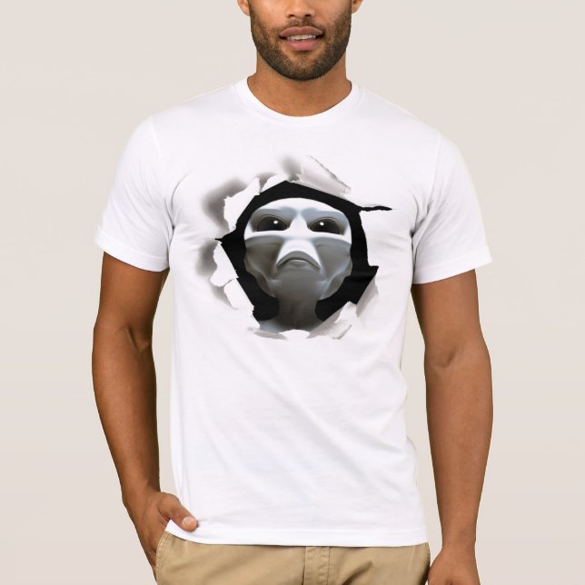 Camiseta T-shirt Alien UFO (Anverso)