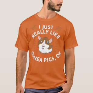 Camiseta T-Shirt, amante de la conejita de cerdo guineana d