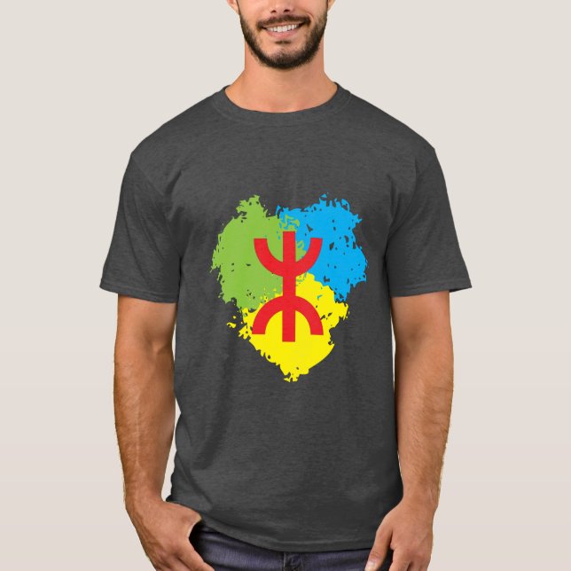 Camiseta T-shirt Amazigh flag (Anverso)