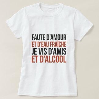 Camiseta T-shirt Amis & Alcool