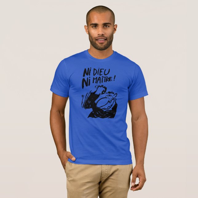 Camiseta T-shirt anarchiste de France  (Anverso completo)