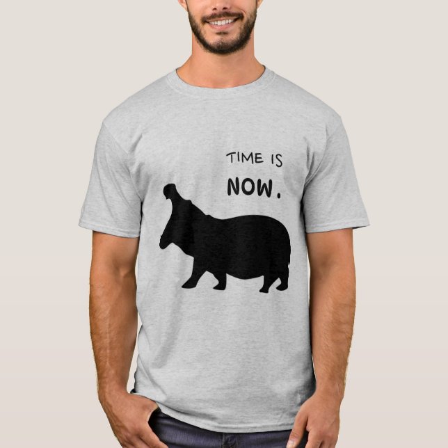 CAMISETA T-SHIRT ANIMAL HIPPO (Anverso)