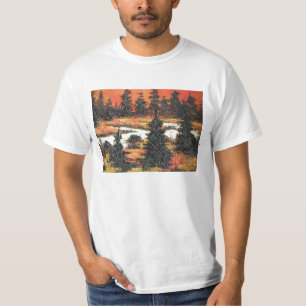 Camiseta T-Shirt Ann Hayes pintando el semillero