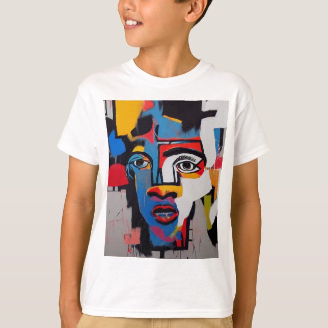 Camiseta T-shirt art abstrait (Anverso)