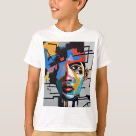 Camiseta T-shirt art abstrait