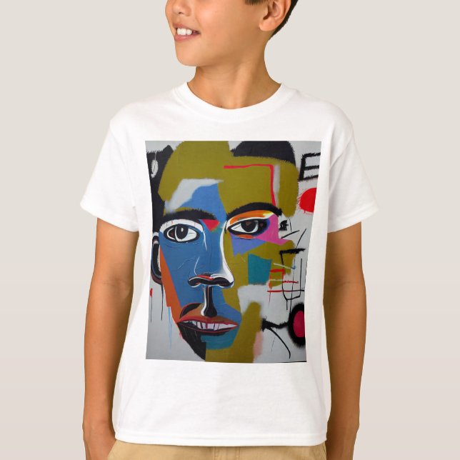 Camiseta T-shirt art abstrait (Anverso)