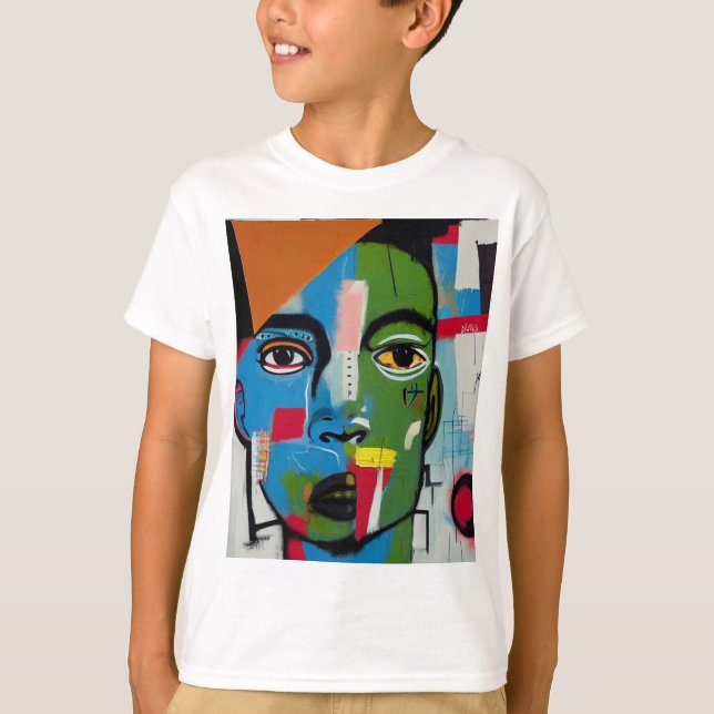 Camiseta T-shirt art abstrait (Anverso)
