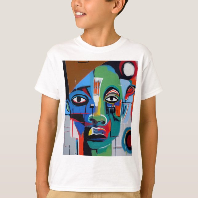 Camiseta T-shirt art abstrait (Anverso)