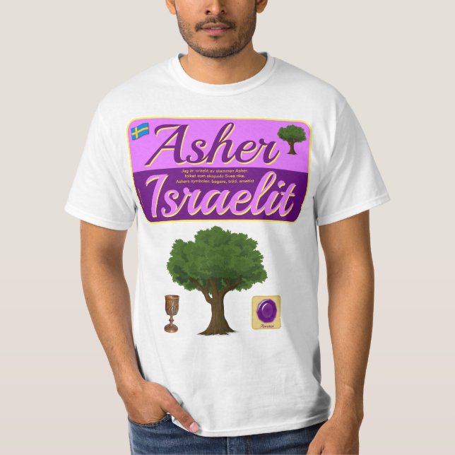 Camiseta T-shirt — Asher (Anverso)