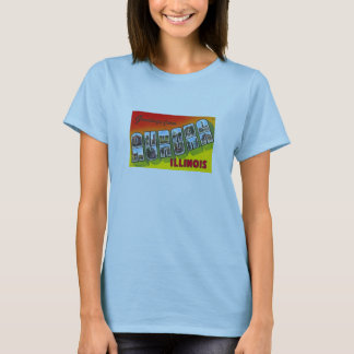 Camiseta T-SHIRT Aurora Illinois IL GRAN CARTA POSTAL