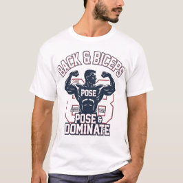 Camiseta T-shirt Back&Biceps blanc