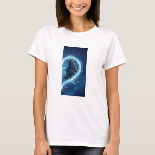 Camiseta T-Shirt Bald Eagle Heart - Romantic Women's Love