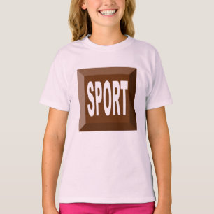CAMISETA T-SHIRT    BALÓ+CANVAS DEPORTE   CHOCOLATE