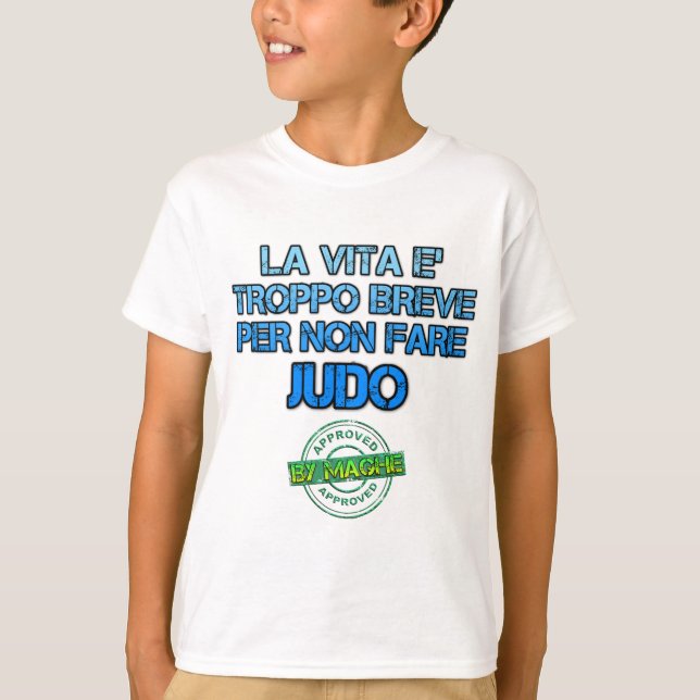 Camiseta T-Shirt Bambini Judoka Italiani (Anverso)