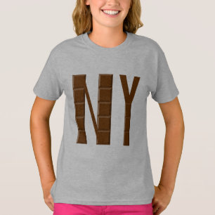 Camiseta T-shirt básico acero claro NUEVA YORK CHOCOLATE
