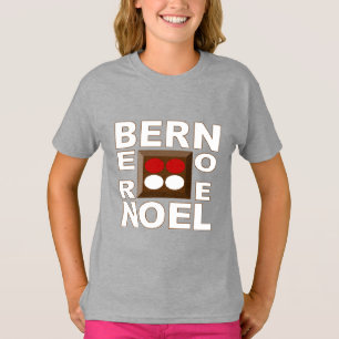 Camiseta T-shirt básico acero Diseño BERN   NOEL