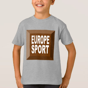 Camiseta T-shirt básico acero para niños EUROPA DEPORTE