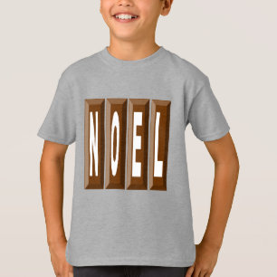Camiseta T-shirt básico acero para niños NOEL CHOCOLAT