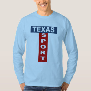 Camiseta T-shirt básico azul cielo TEXAS DEPORTE