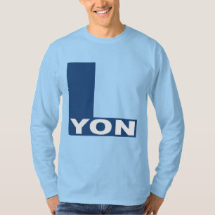 Camiseta T-shirt básico azul claramente DISEÑO LYON