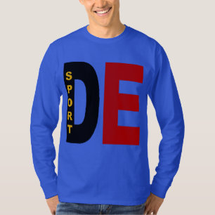 Camiseta T-shirt básico azul real ALEMANIA DEPORTE