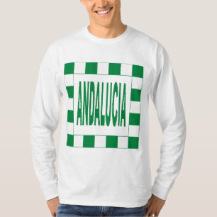 Camiseta T-shirt básico blanco ANDALUCÍA