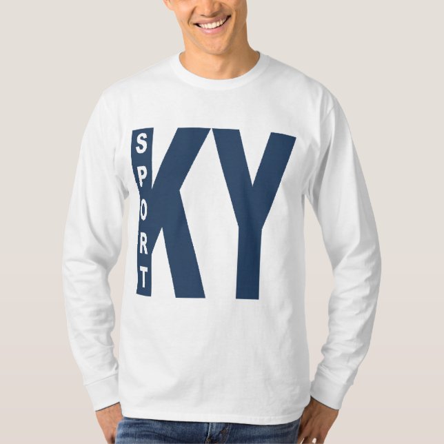 Camiseta T-shirt básico blanco KENTUCKY DEPORTE (Anverso)