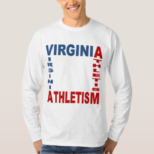 Camiseta T-shirt básico blanco VIRGINIA ATHLETISM
