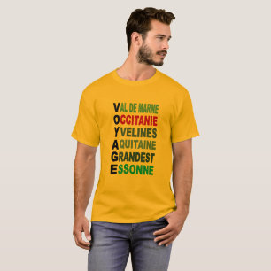 Camiseta T-shirt básico dorado VIAJA