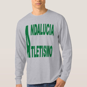 Camiseta T-shirt básico gris ANDALUCÍA ATLETISMO