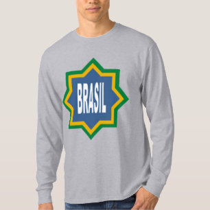 Camiseta T-shirt básico gris BRASIL