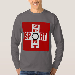 Camiseta T-shirt básico gris fumado DEPORTE SUIZA