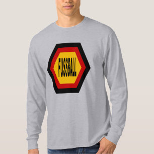 Camiseta T-shirt básico gris FUSSBALL ALEMANIA