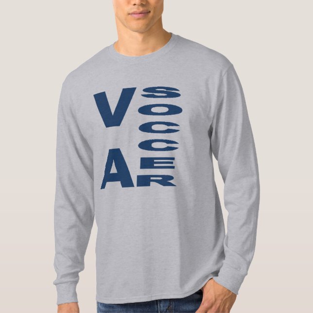 Camiseta T-shirt básico gris VIRGINIA   SOCCER (Anverso)