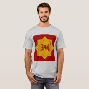 Camiseta T-shirt básico grises hombres Diseño ESPANA