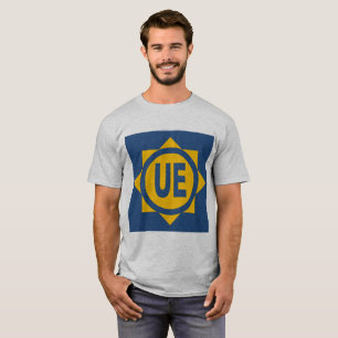 Camiseta T-shirt básico grises hombres Diseño UE