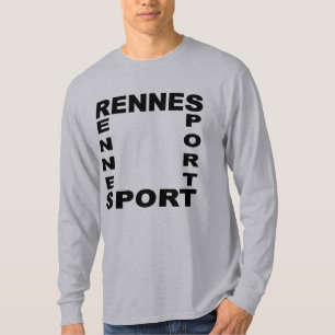 Camiseta T-shirt básico grises Hombres RENNES DEPORTE