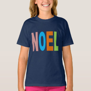 Camiseta T-shirt básico marino Diseño NOEL
