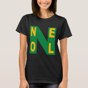 Camiseta T-shirt básico negro Diseño NOEL