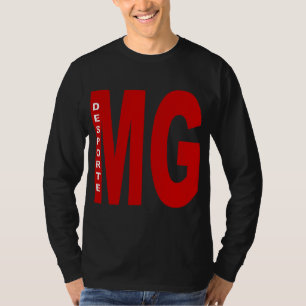 Camiseta T-shirt básico negro MINAS GERAIS DESPORTE