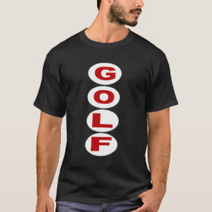 Camiseta T-shirt básico oscuro negro GOLF