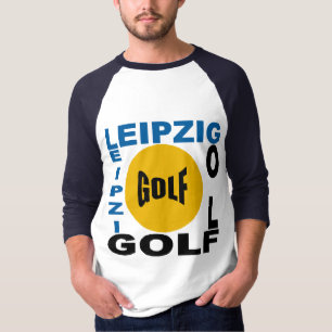 Camiseta T-shirt básico raglán blanco/marina LEIPZIG GOLF
