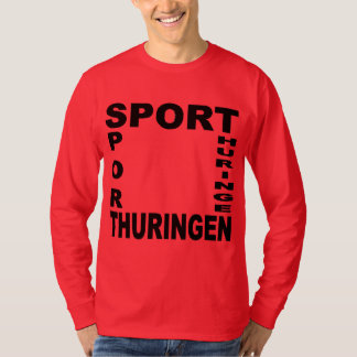 Camiseta T-shirt básico rojo profundo DEPORTE TURINGIA