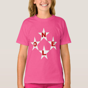 Camiseta T-shirt básico rosado ouah Diseño NOEL