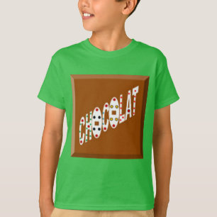 Camiseta T-shirt básico verde trébol CHOCOLATE CARAMELOS