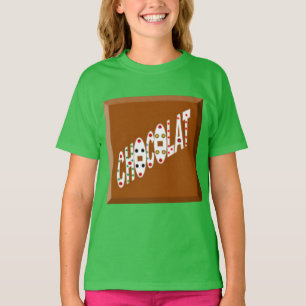 Camiseta T-shirt básico verde trébol CHOCOLATE CARAMELOS